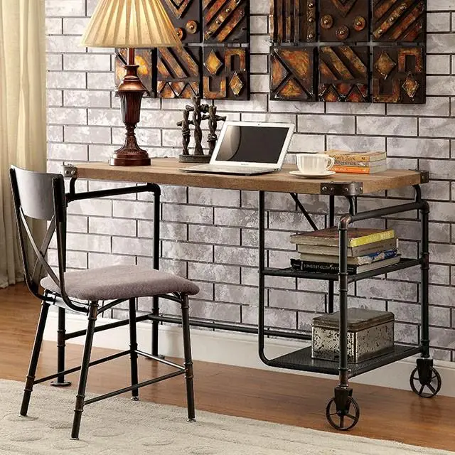 Olga Antique Black Desk 1