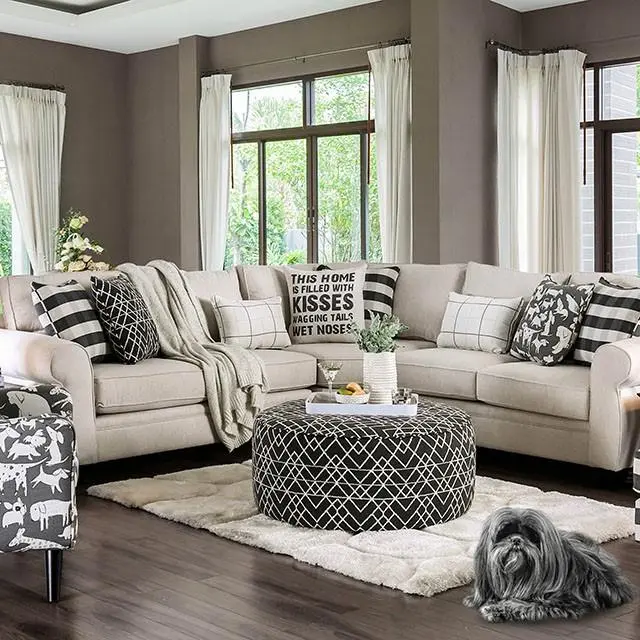 Patricia Ivory Sectional 1