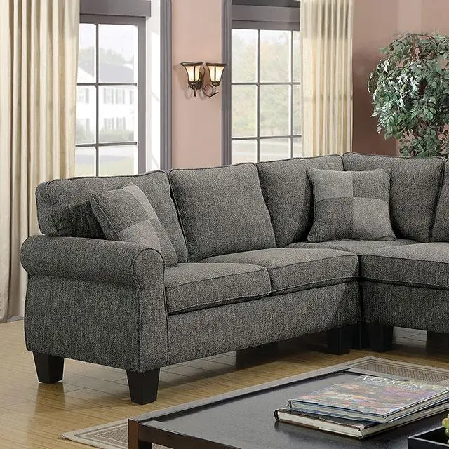 Rhian Dark Gray Sectional 1