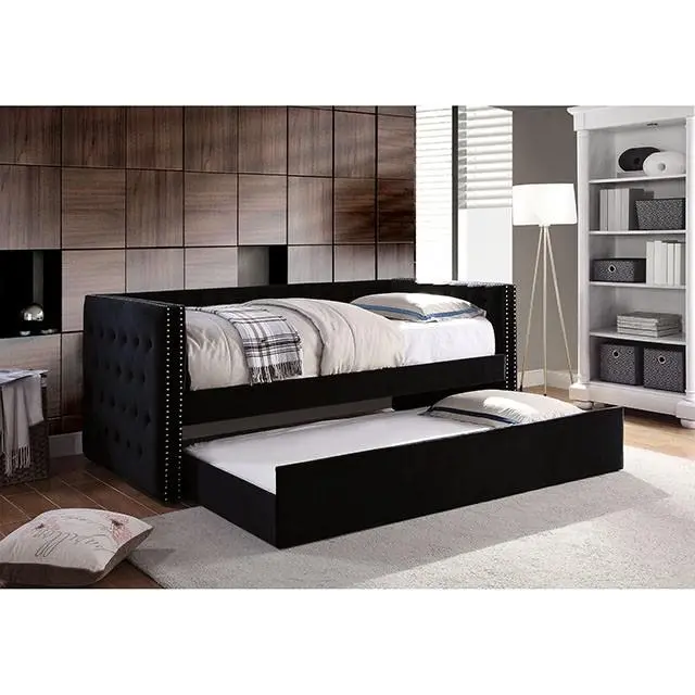 Susanna Black Daybed W/ Trundle, Black 2
