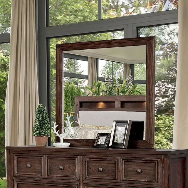 Tywyn Dark Oak Mirror 1