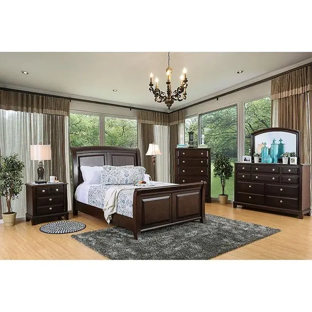 Litchville Brown Cherry Cal.King, E.King, & Queen Bed 2