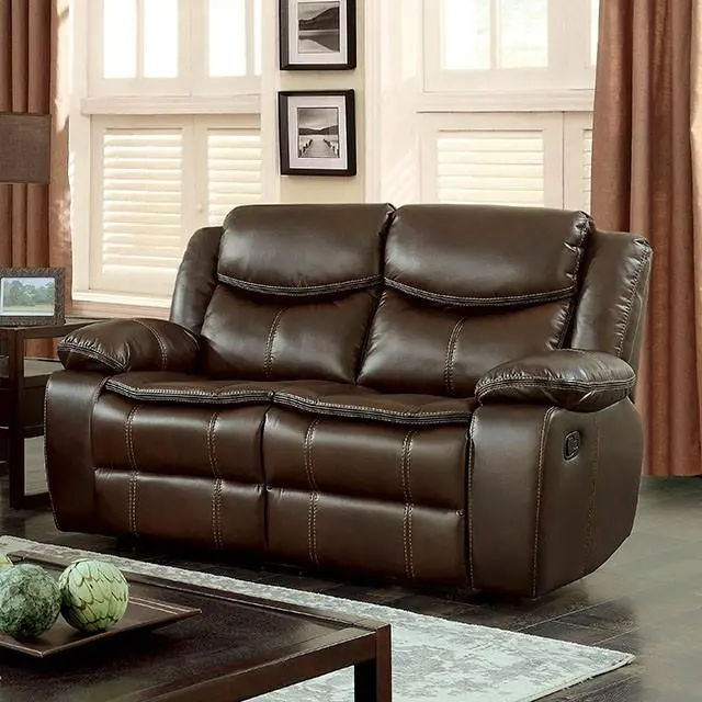 Pollux Brown Love Seat 1
