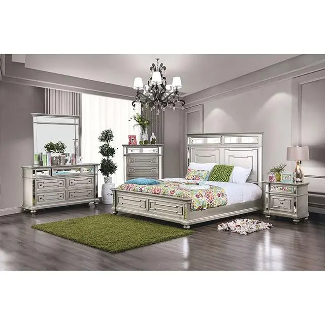 Salamanca Silver Cal.King & Queen Bed 2
