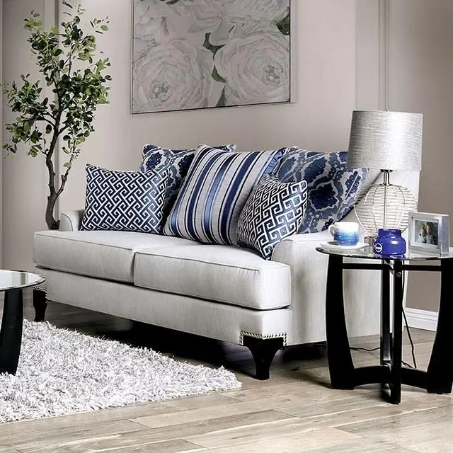 Sisseton Light Gray Love Seat 1
