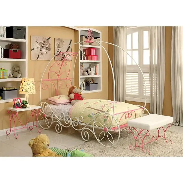 Enchant Bed Pink & White 2