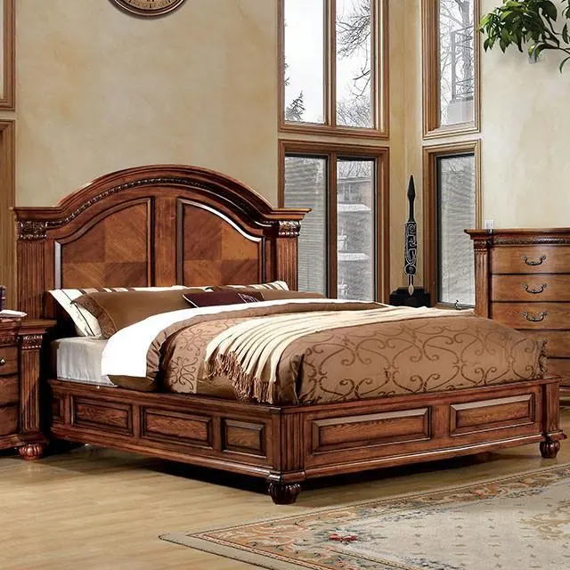 Bellagrand Bed Oak, Silver & Black 1