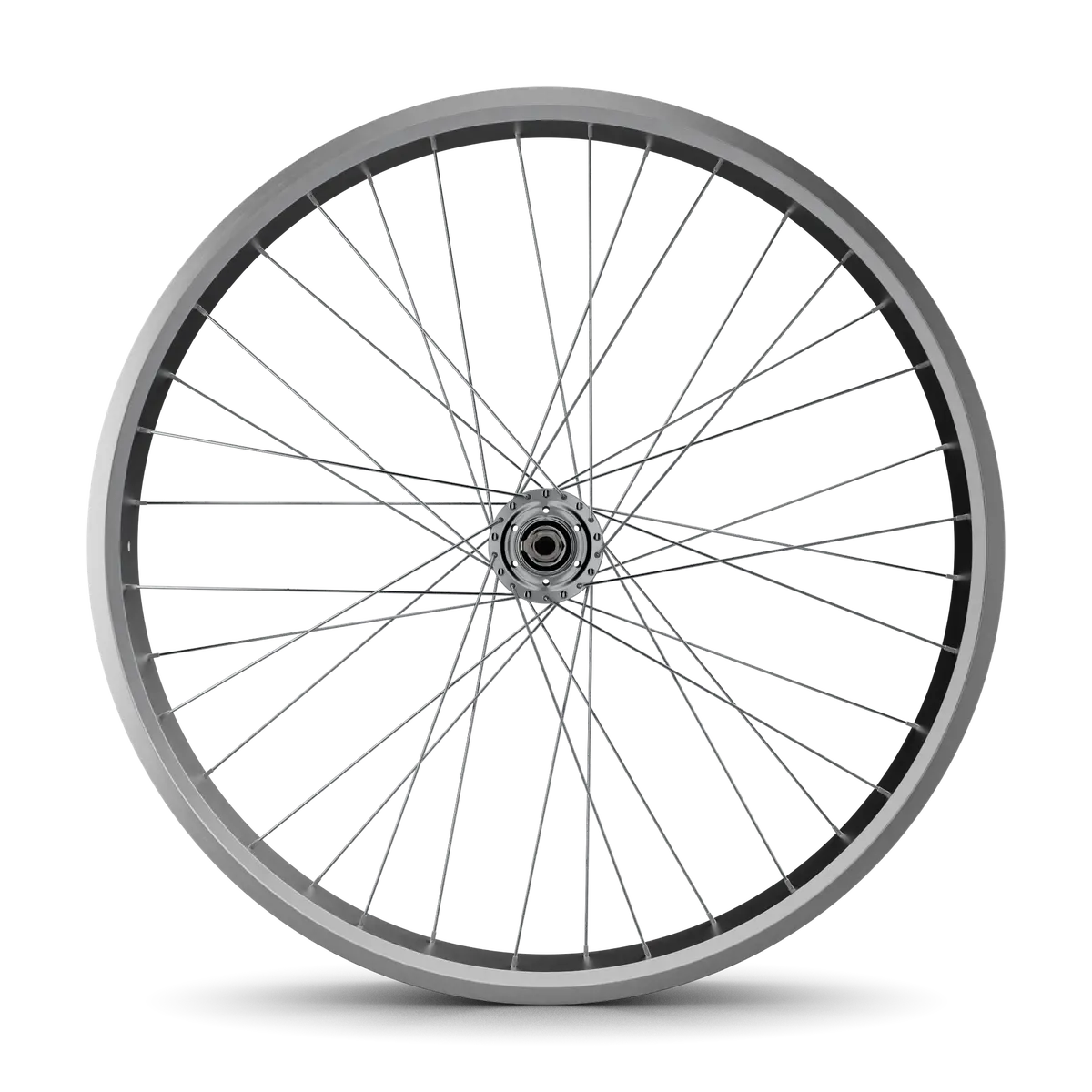 26" Fat Tire Single/7 Speed Beach Cruiser Wheel - Silver - Rear Wheel Only 1