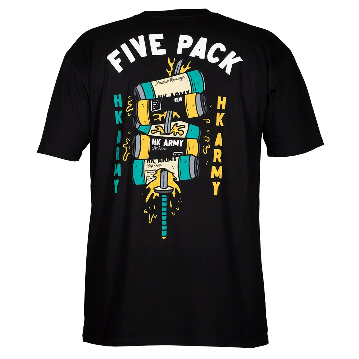 Five Pack - T-Shirt - Black 1