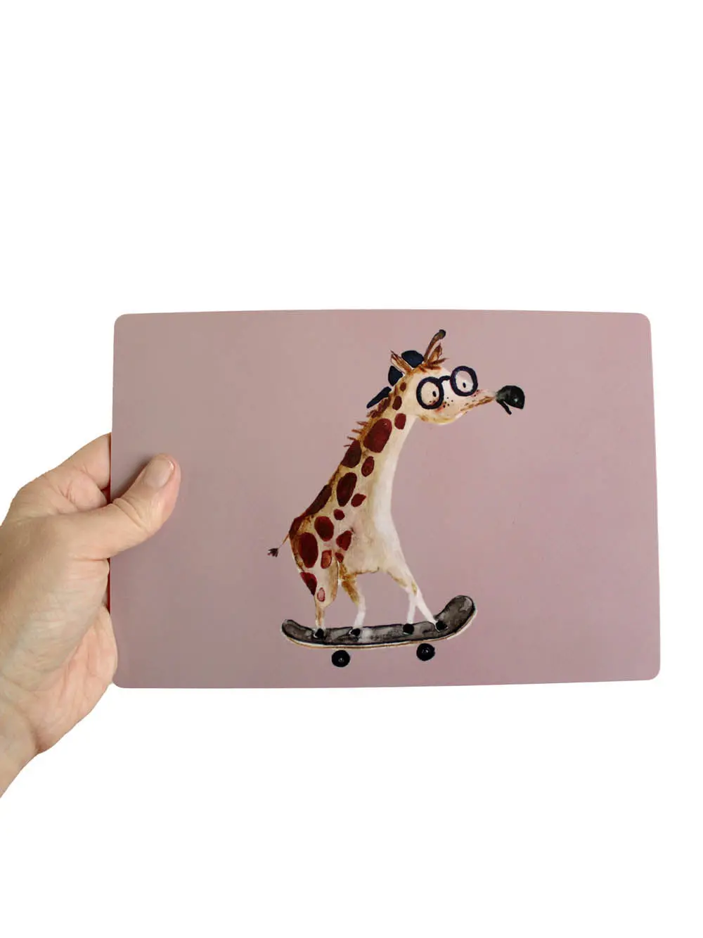 Frühstücksbrettchen "Giraffe Auf Skateboard" 2