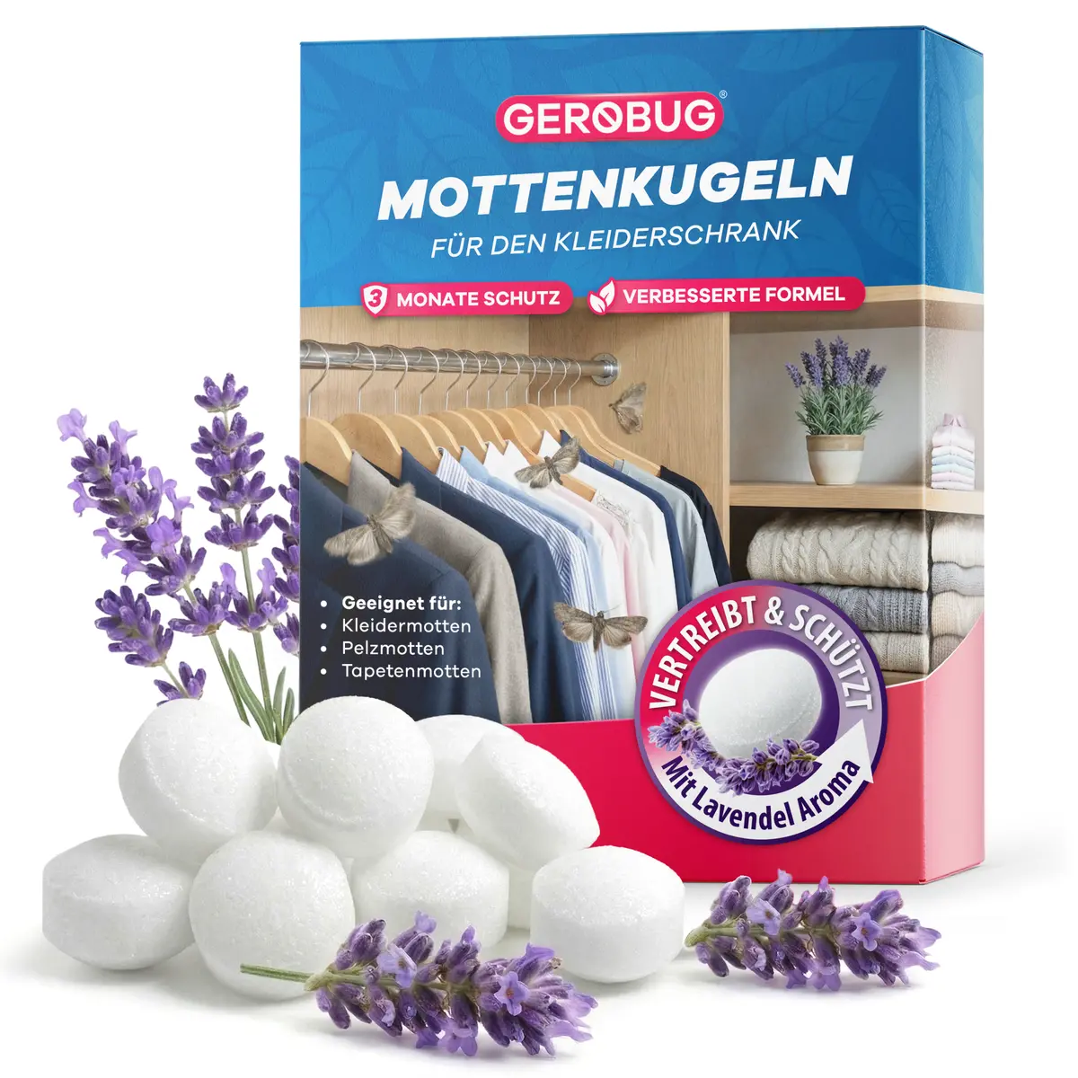 Mottenkugeln Für Kleiderschränke X 16 Stk. 1