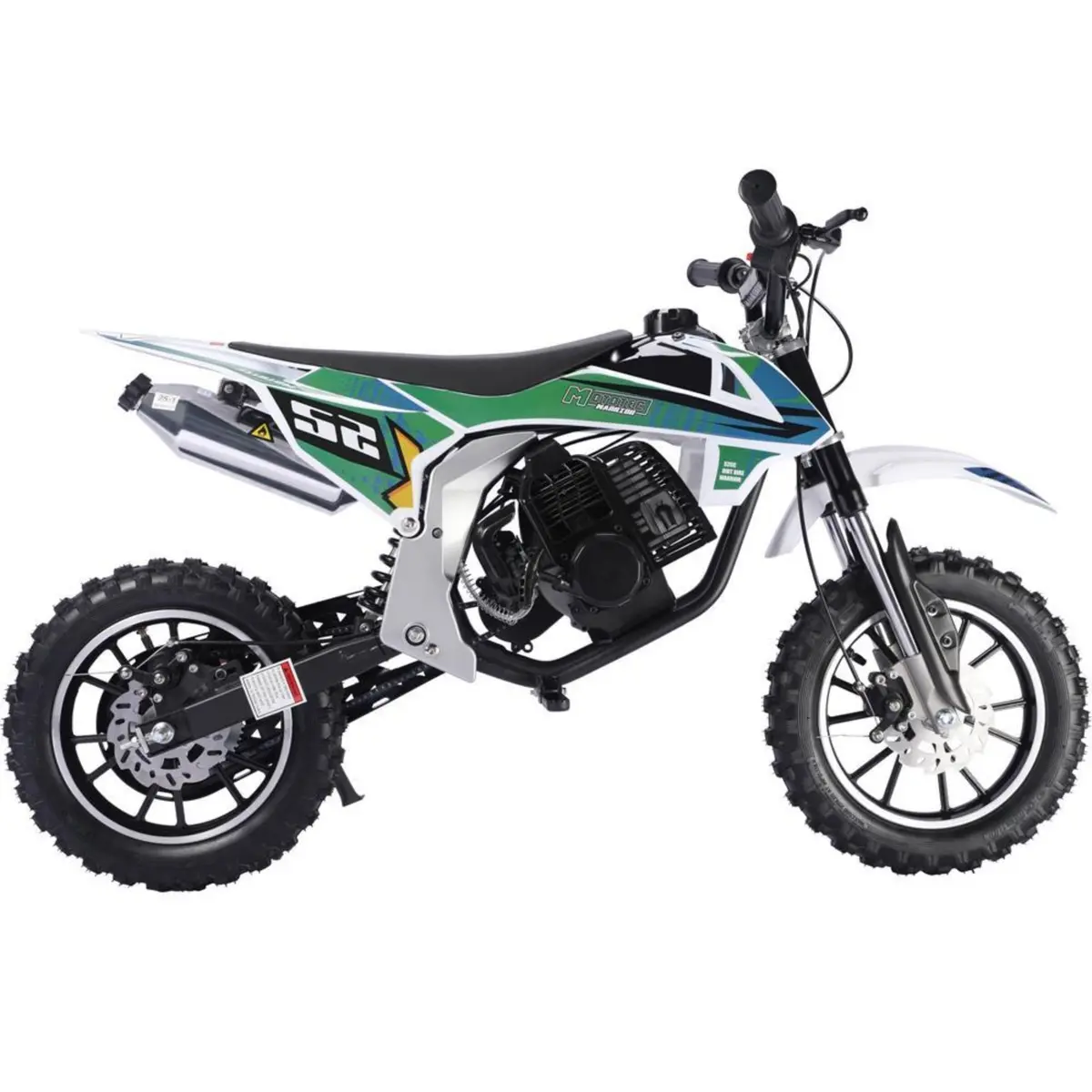 Mototec 52Cc Warrior Kids Gas Dirt Mini Bike 1