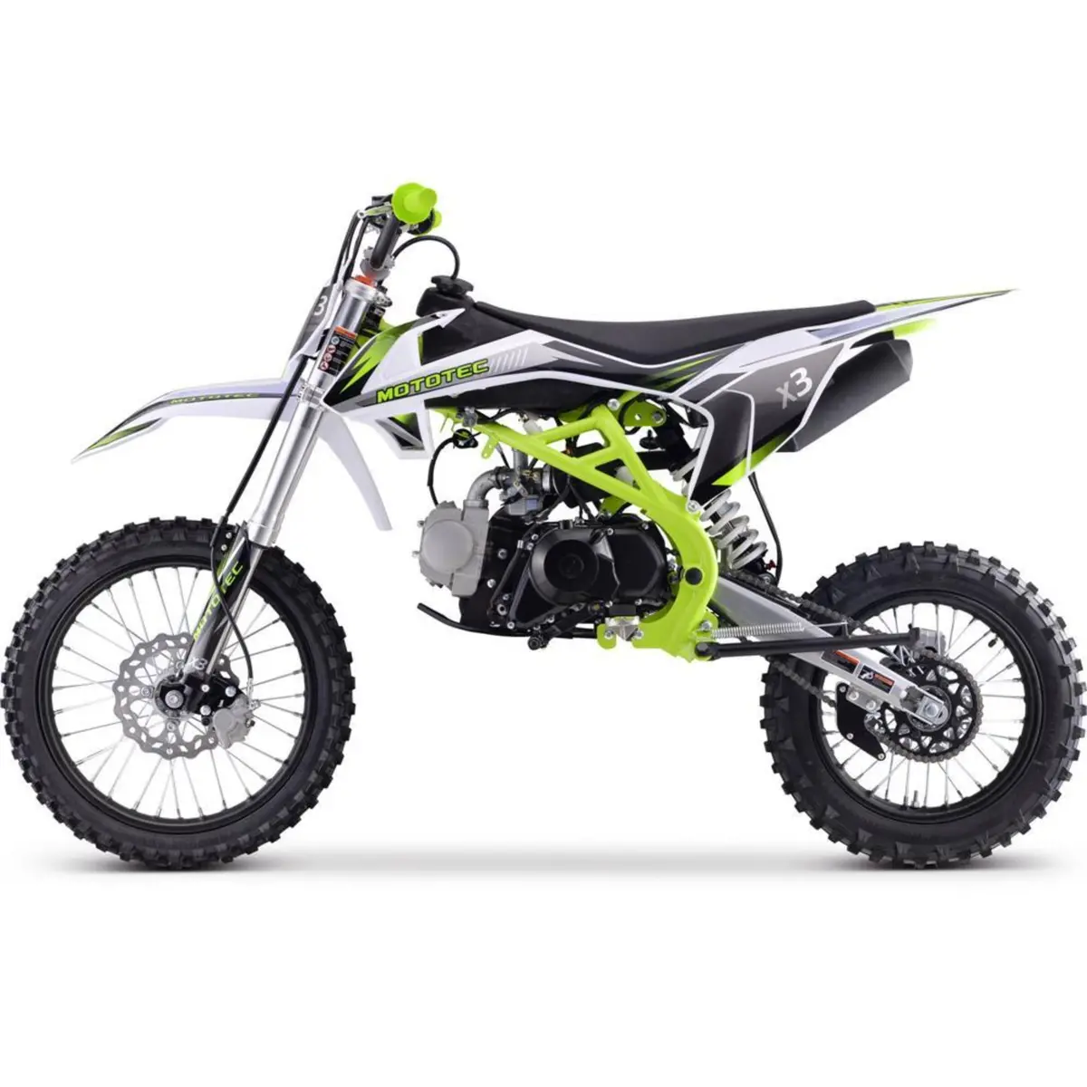 Mototec 125Cc X3 Gas Mini Dirt Bike 2