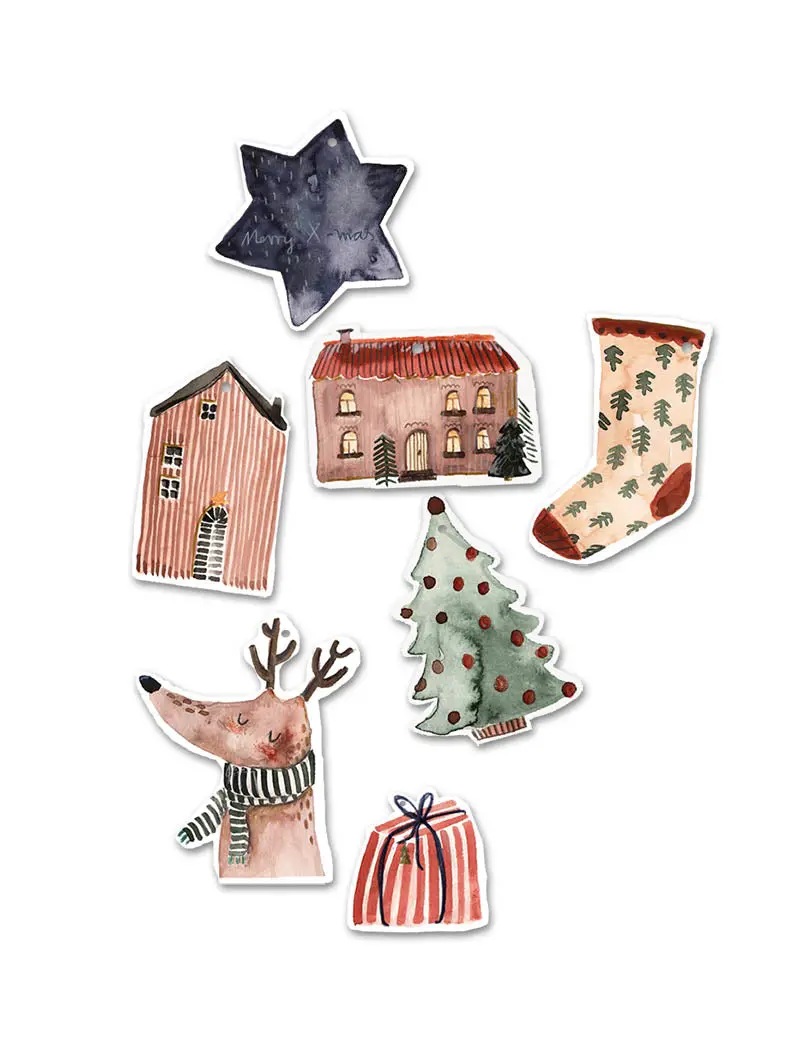 Geschenkanhänger Set "Weihnachten" | Din A4 1