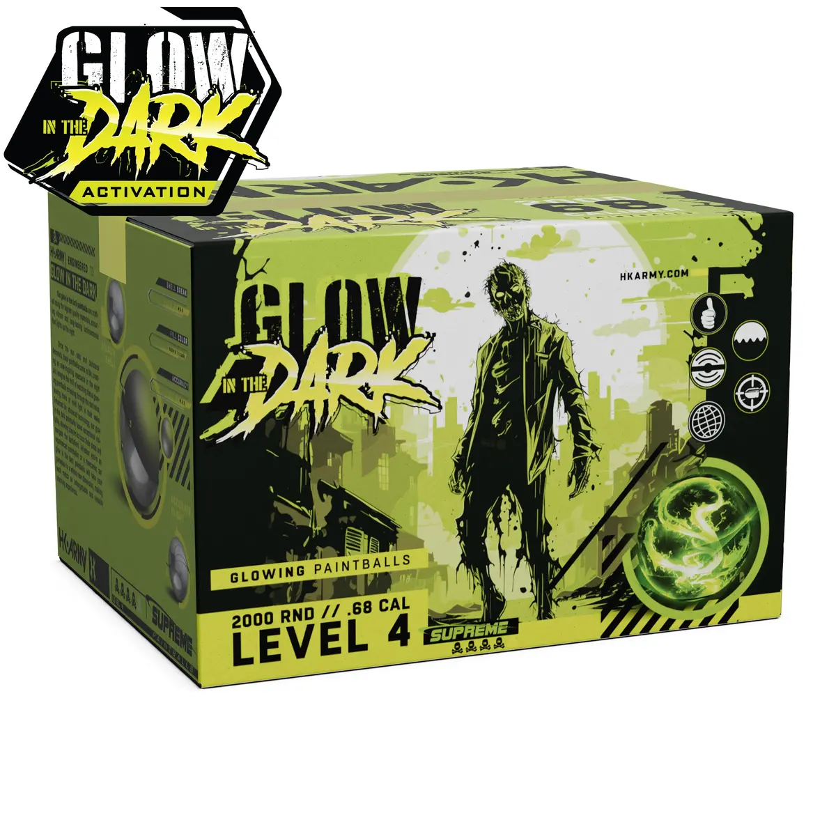 Glowball™ Glow-In-The-Dark Paintballs - 2000 Rounds 1