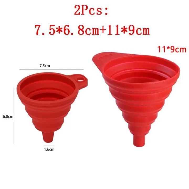 2 Piece Folding Oil Funnels 1