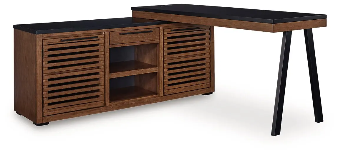 Kallari Credenza With Desk Return 1