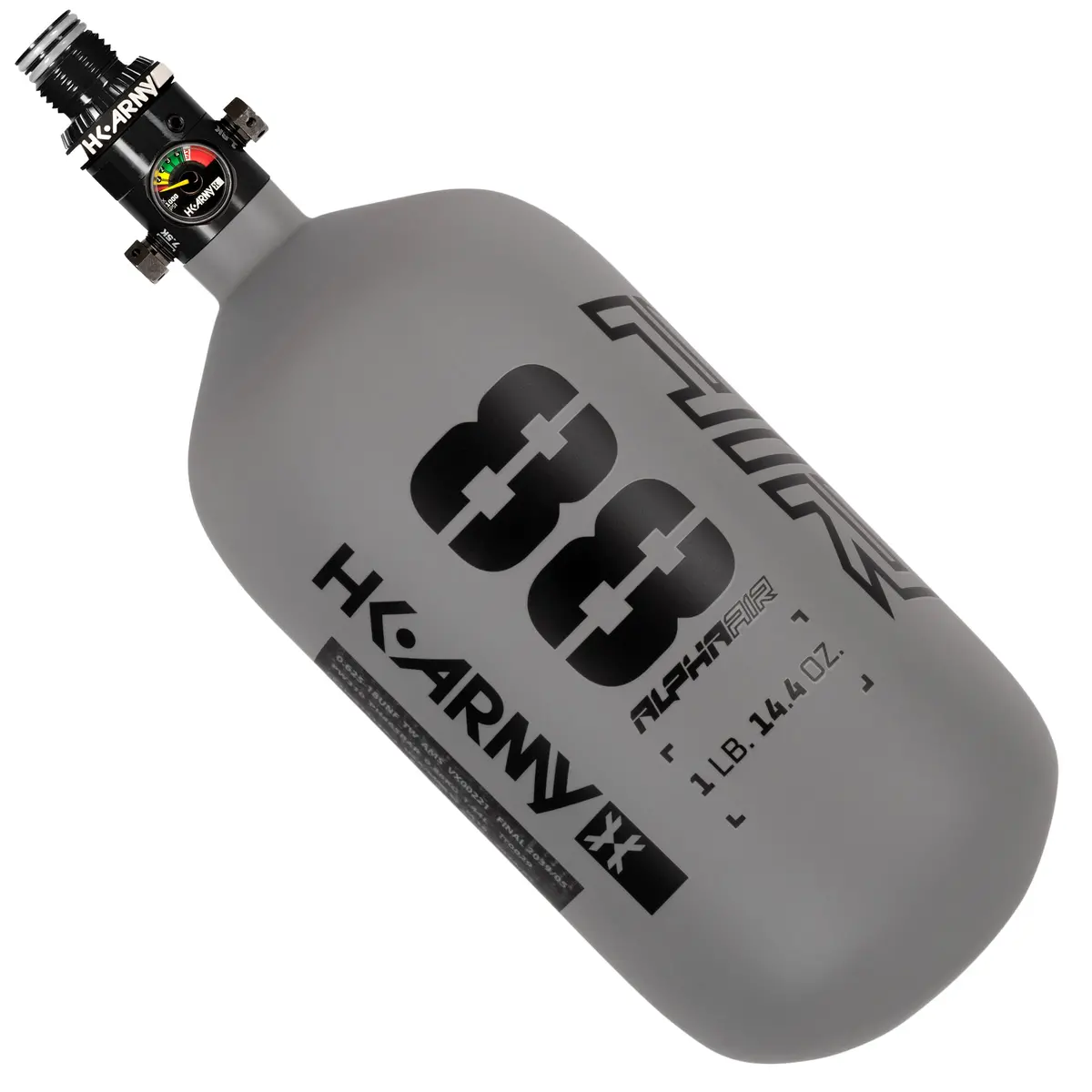 Alpha Air - 88Ci/4500Psi Hp8 Air System - Graphite 1