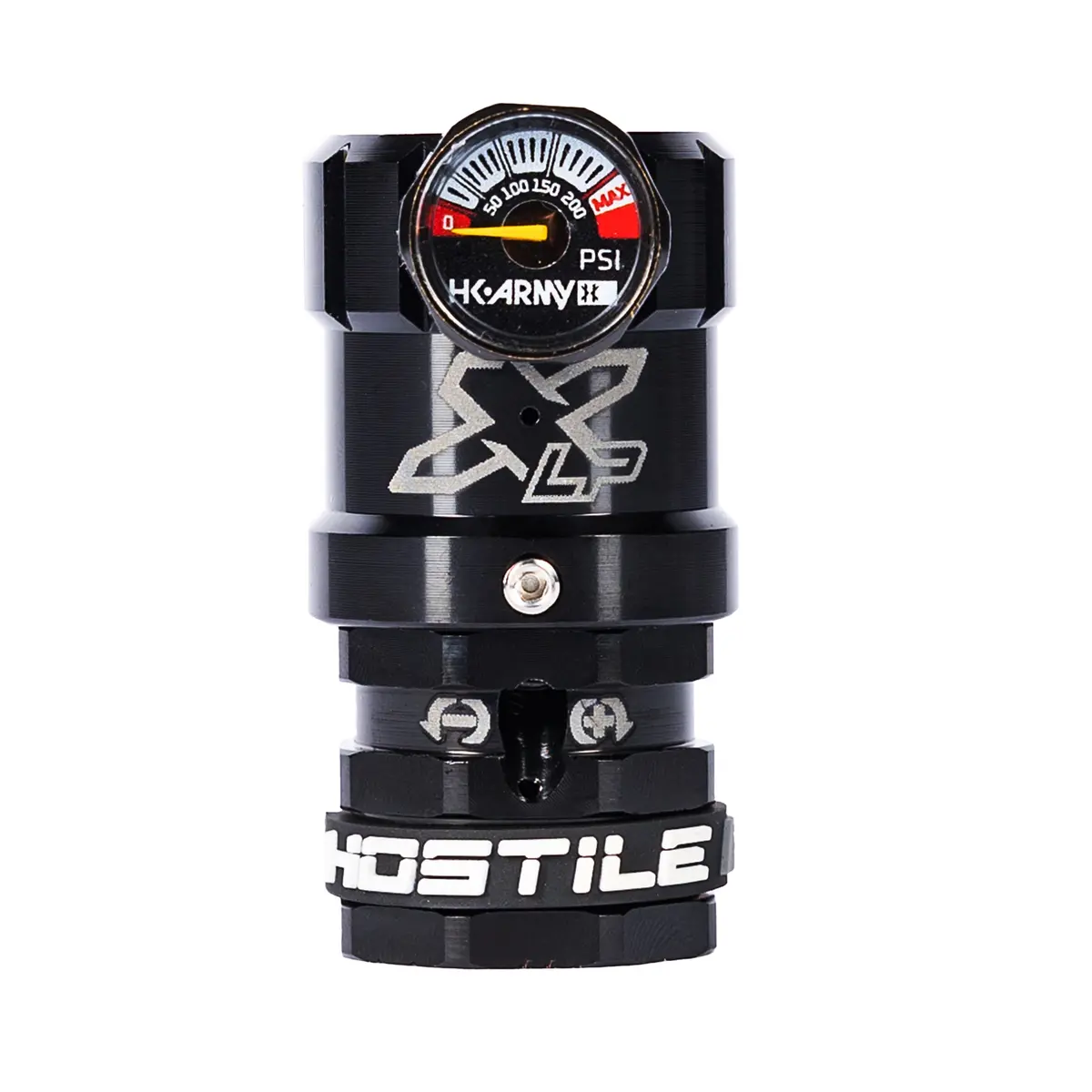 Hostile® Xlp Regulator - Side Port Quick-Disconnect - Black 1