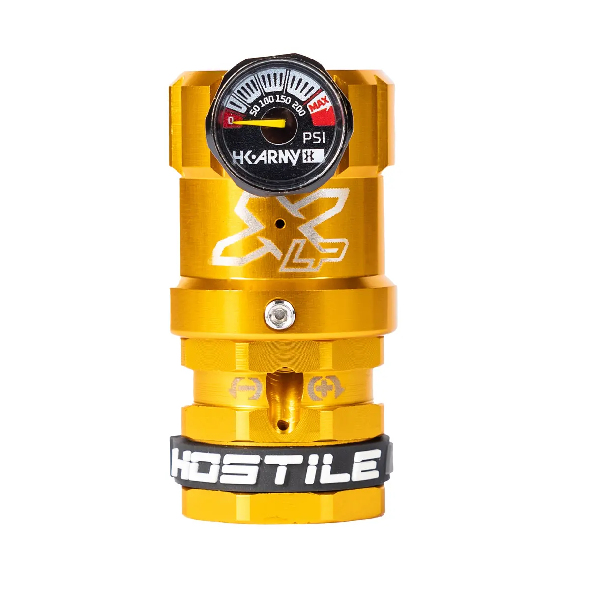 Hostile® Xlp Regulator - Side Port Quick-Disconnect - Gold 1
