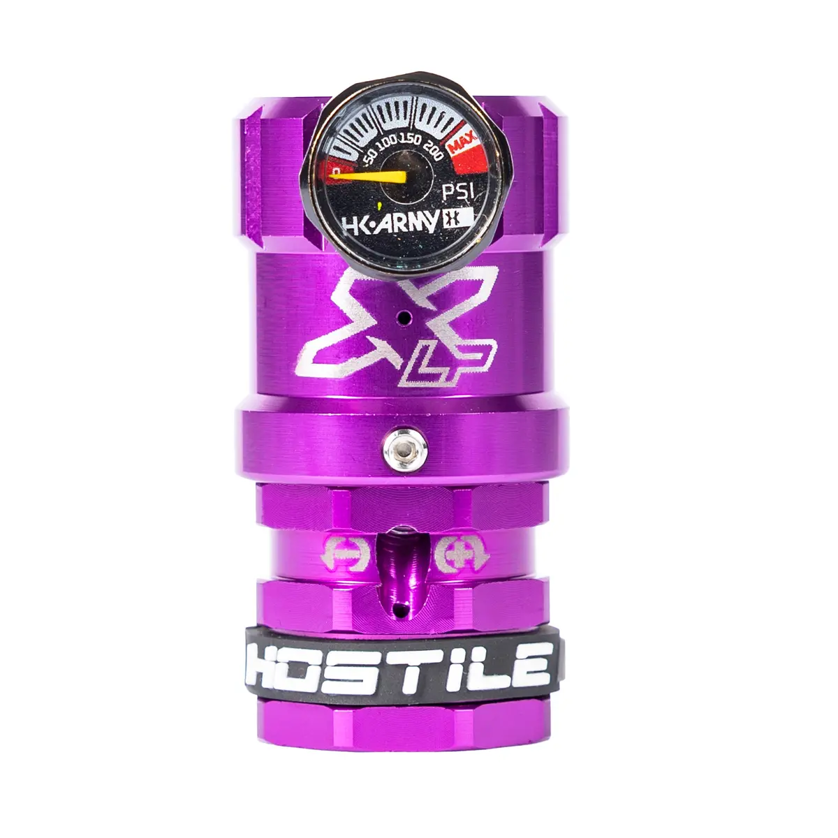 Hostile® Xlp Regulator - Side Port Quick-Disconnect - Purple 1