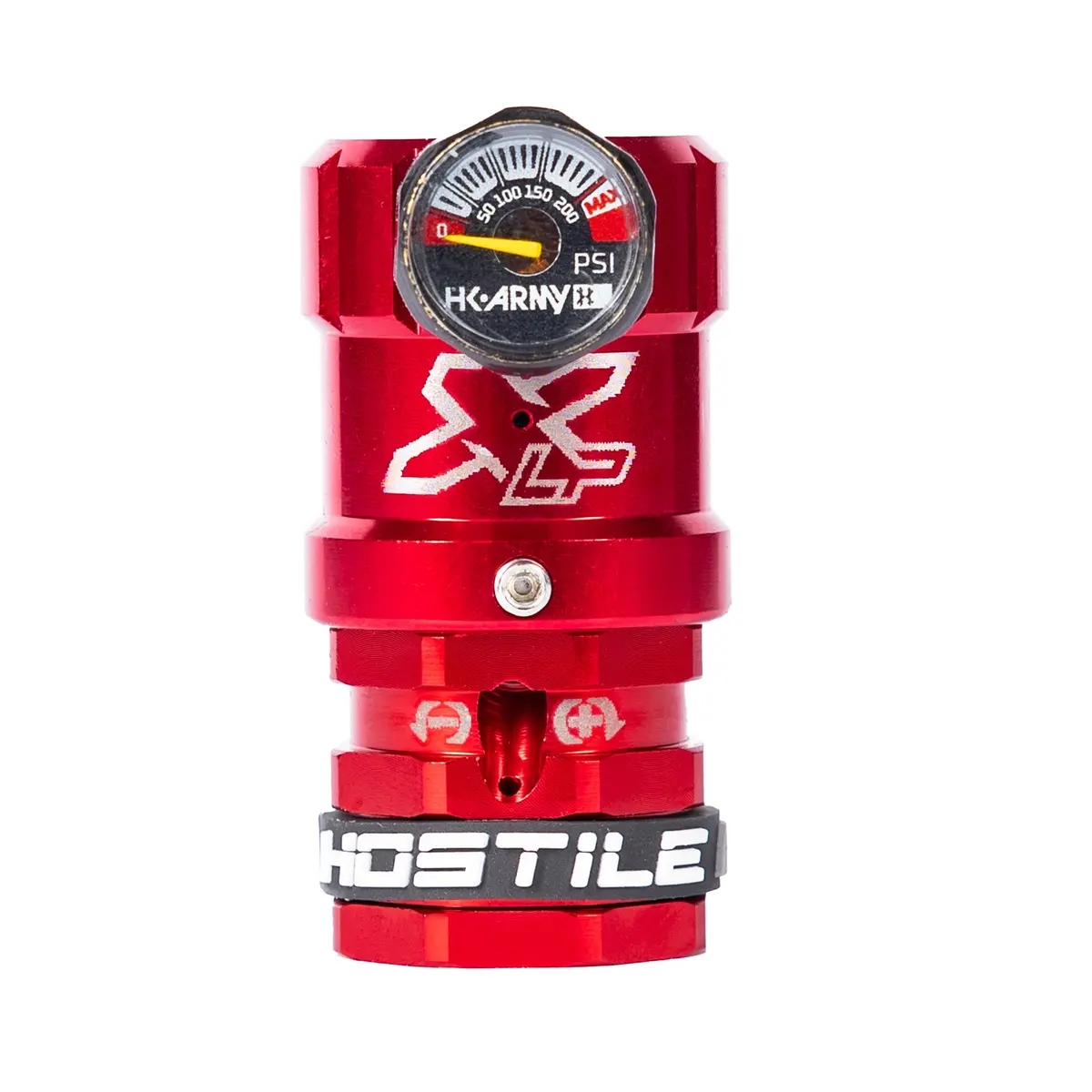Hostile® Xlp Regulator - Side Port Quick-Disconnect - Red 1
