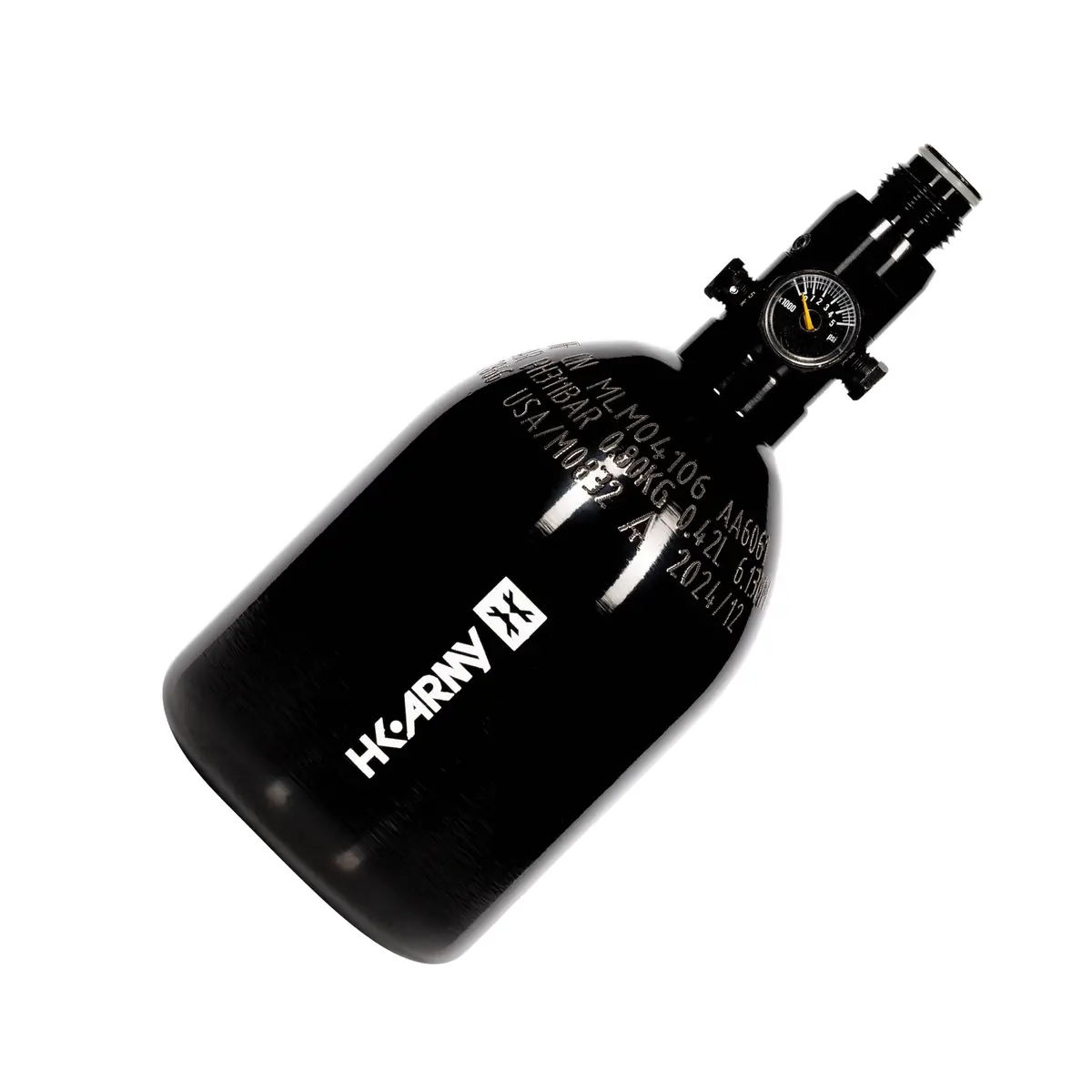 26Ci / 3000Psi Aluminum Compressed Air Tank - Stubby - Black 1