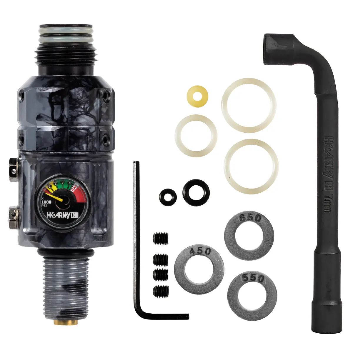 Turbine Pro Regulator - Long Body - Adjustable & Rotational - Marble Grey 1