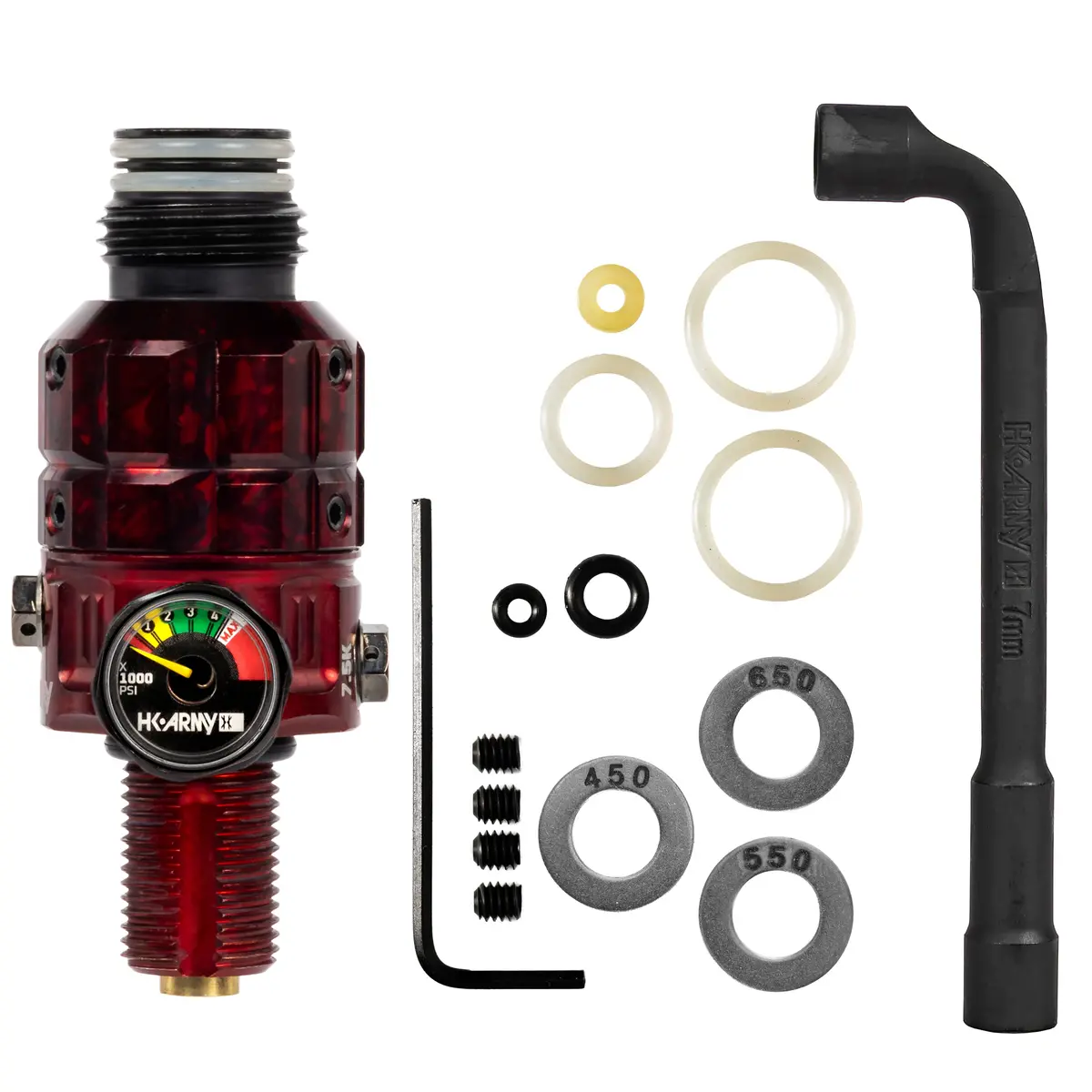 Turbine Pro Regulator - Adjustable & Rotational - Marble Red 1
