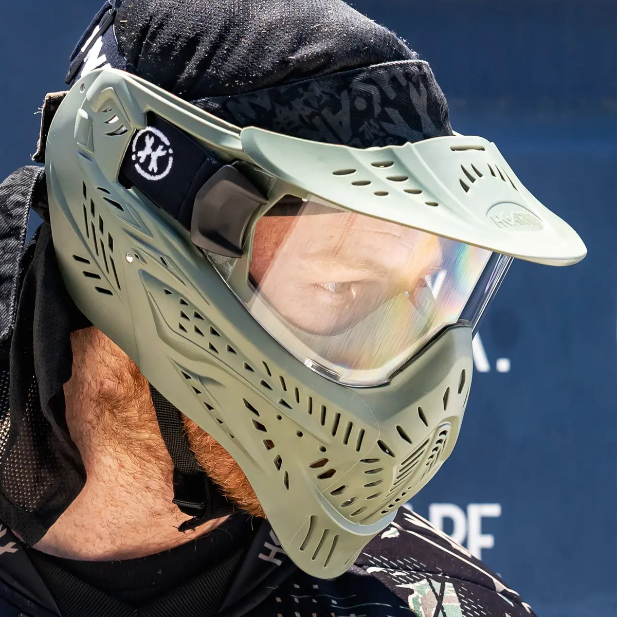 Hstl® Goggle - Olive W/ Clear Single Pane Lens 2