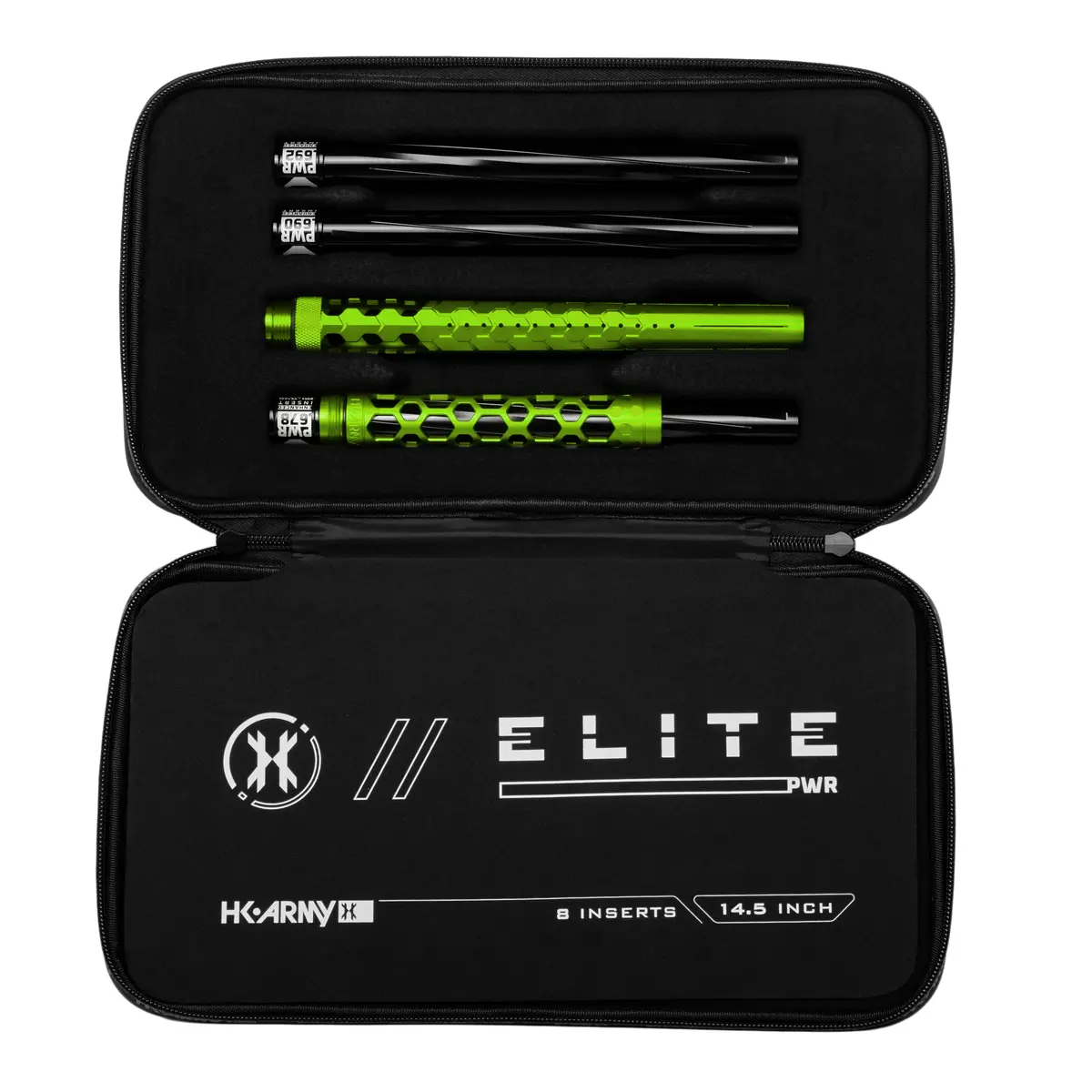 Hex Pwr Barrel Kit - Lime - Black Inserts 2