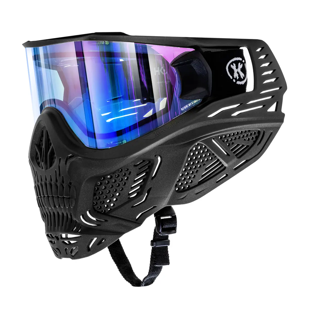 Hstl® Skull Goggle "Reaper" - Black W/ Ice Lens 1