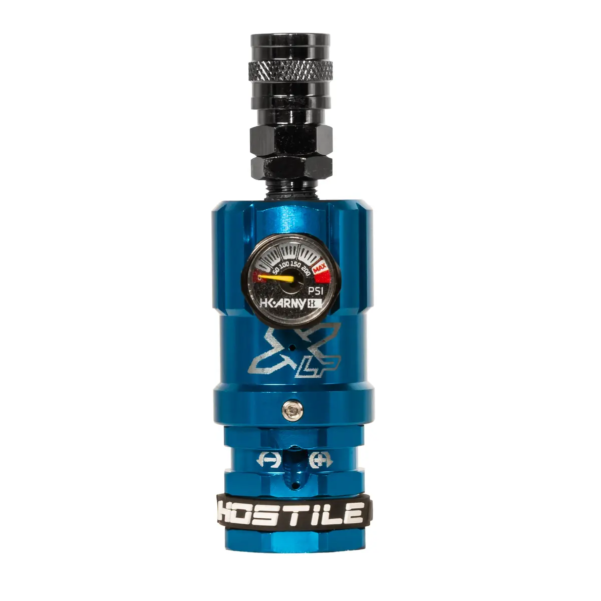 Hostile® Xlp Regulator - Top Port Quick-Disconnect - Blue 1