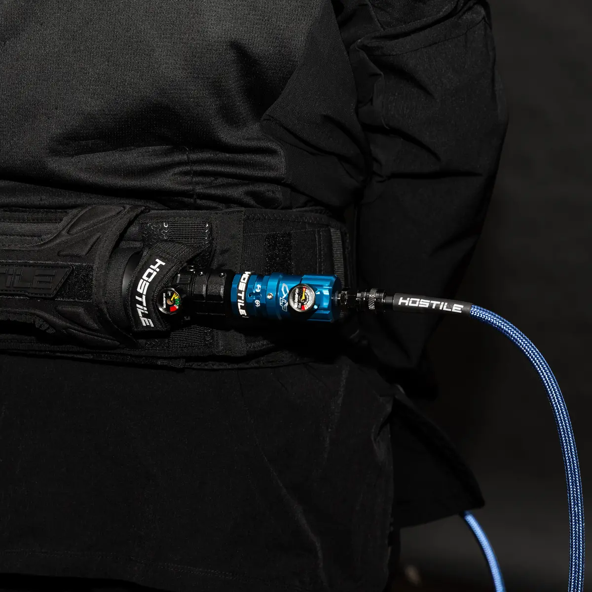 Hostile® Xlp Regulator - Top Port Quick-Disconnect - Blue 2
