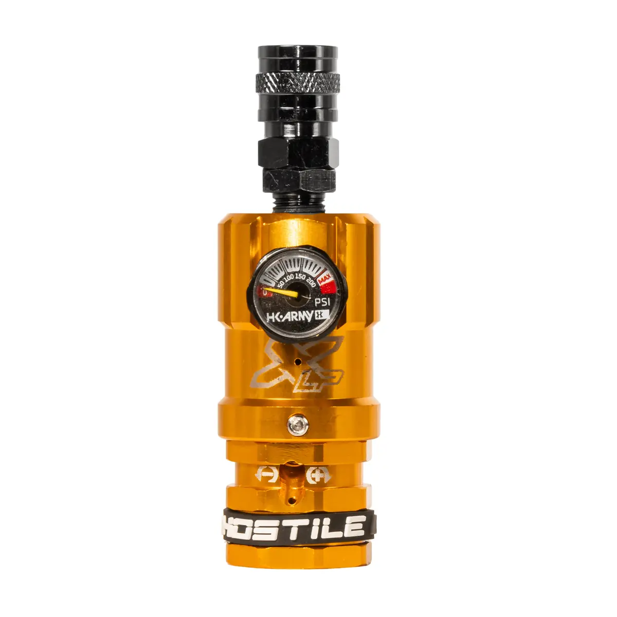 Hostile® Xlp Regulator - Top Port Quick-Disconnect - Gold 1