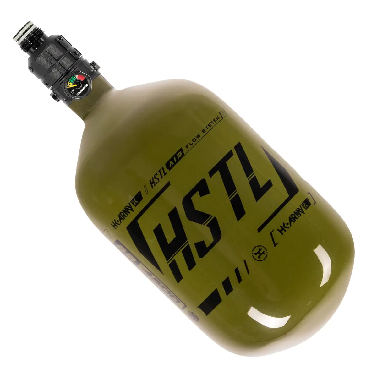 Hstl® - Carbon Fiber Tank - Pro Reg - 68Ci / 4500Psi - Olive/Black 1