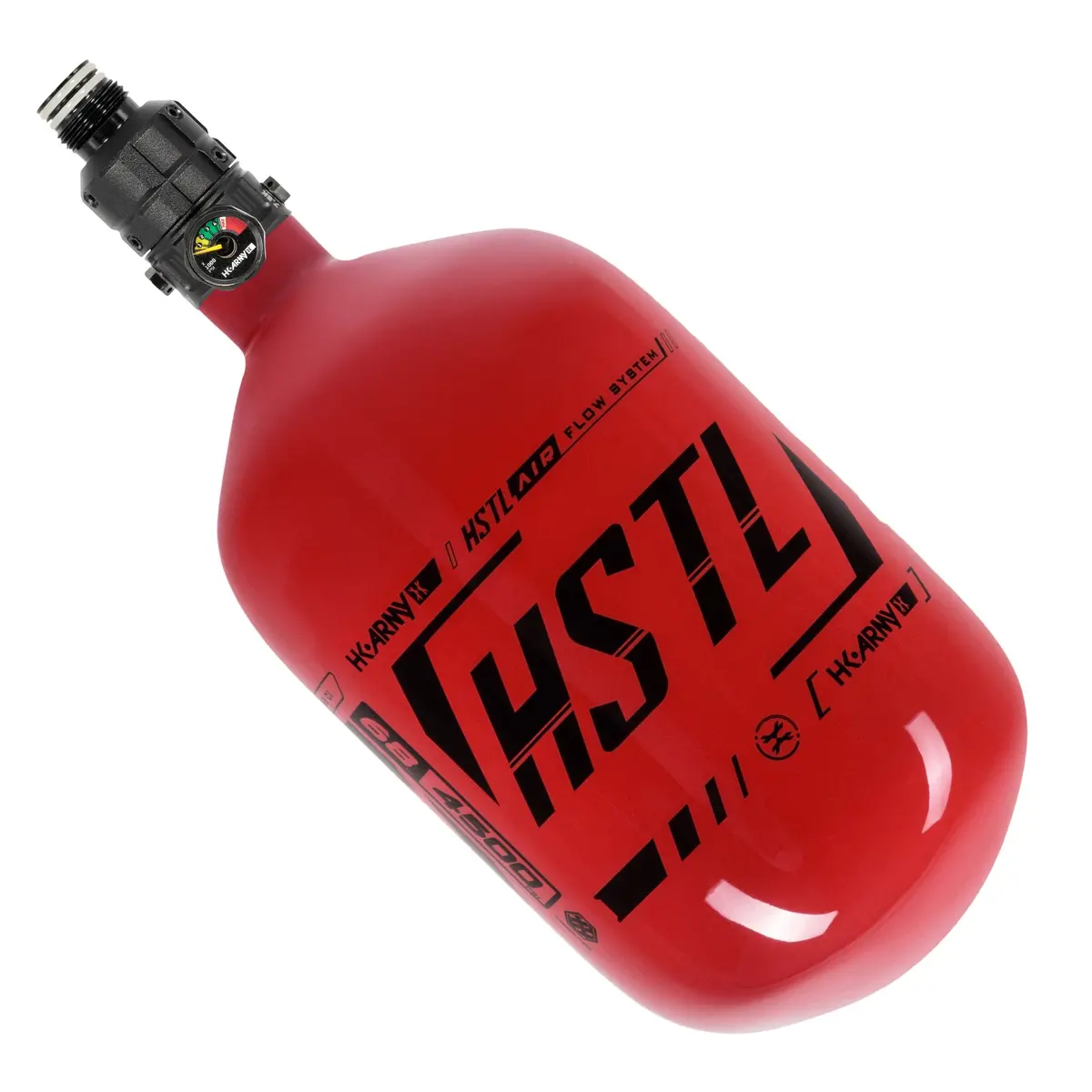 Hstl® - Carbon Fiber Tank - Pro Reg - 68Ci / 4500Psi - Red/Black 1