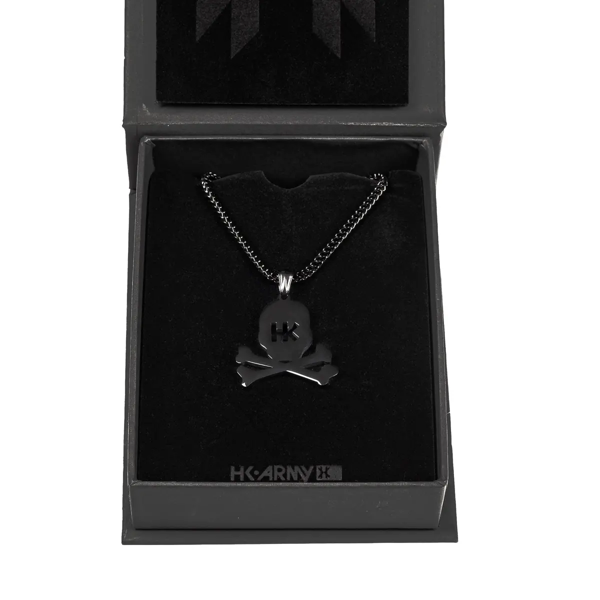 Hk Skull Franco Chain - 3Mm Polished Black 1
