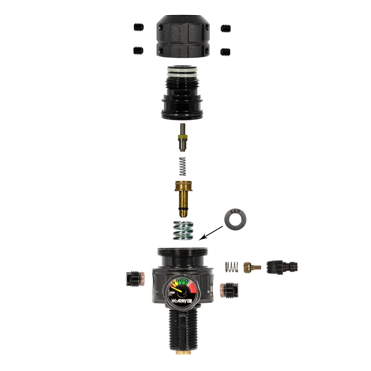 Alpha Air® - 77Ci/4500Psi Pro Air System - Graphite 2