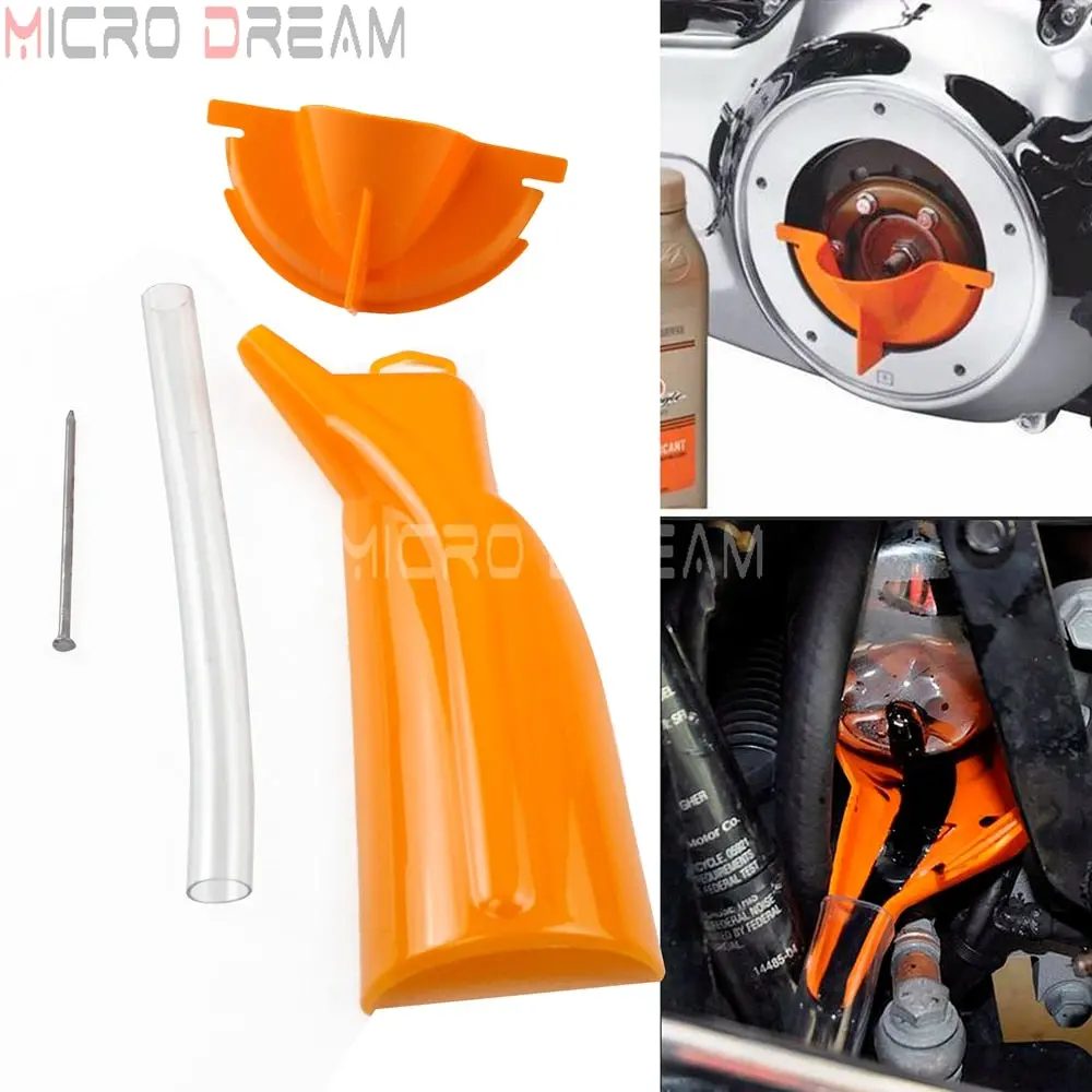 Harley Primary Oil Catcher Drain Fill Funnel Kit 1