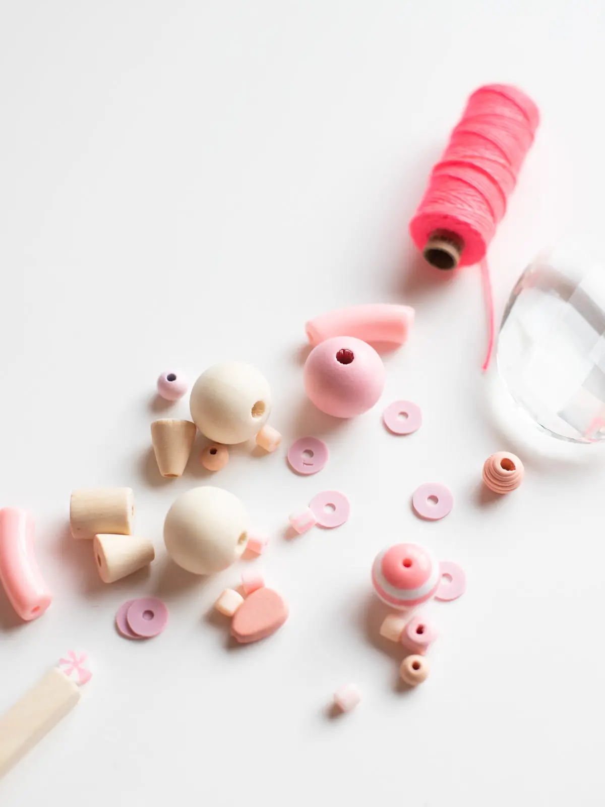 Perlen Set "Babypuder" 1
