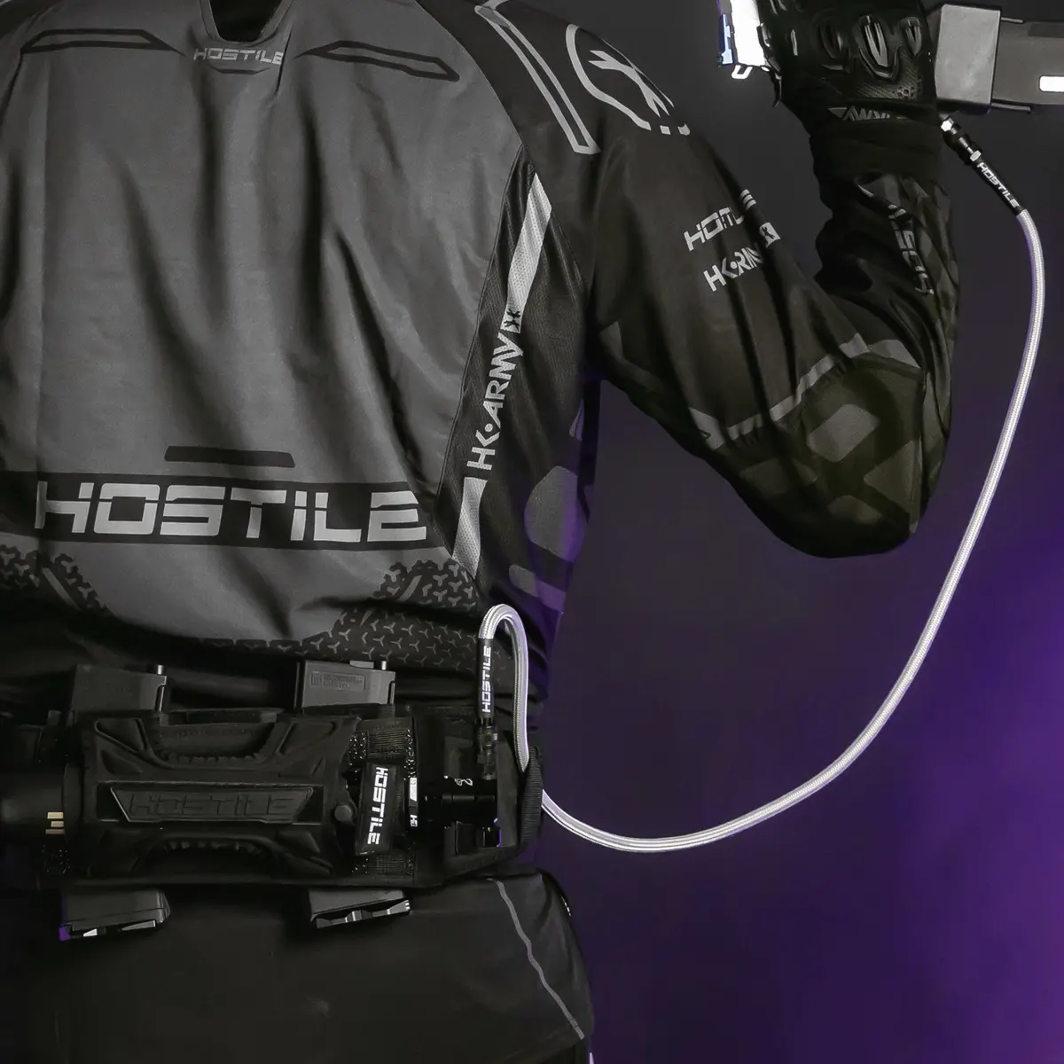 Hostile® Flex Line 42" Hose - Grey 2