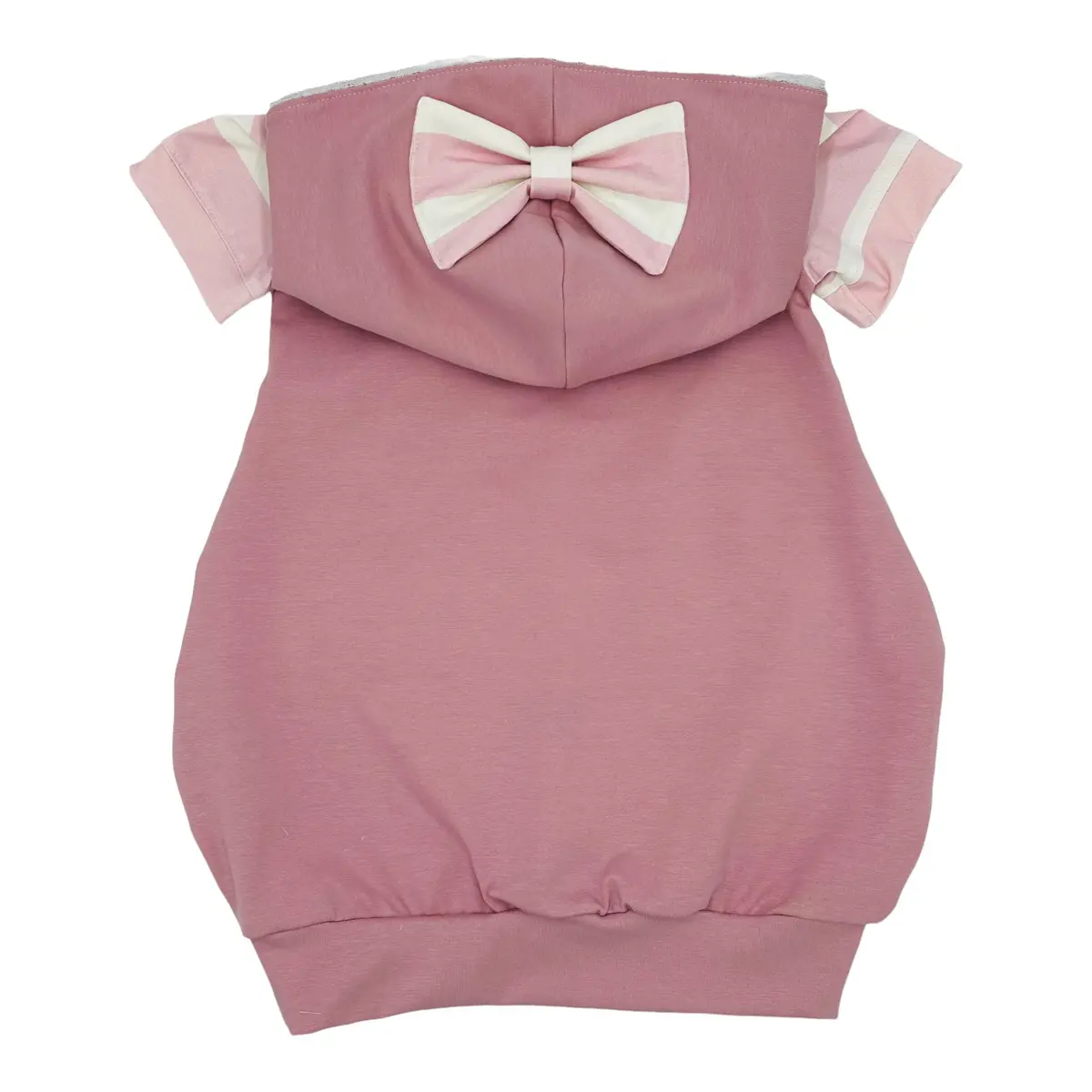 Ballonkleid "Freundinnen" Kurzarm Altrosa Geschenk 3