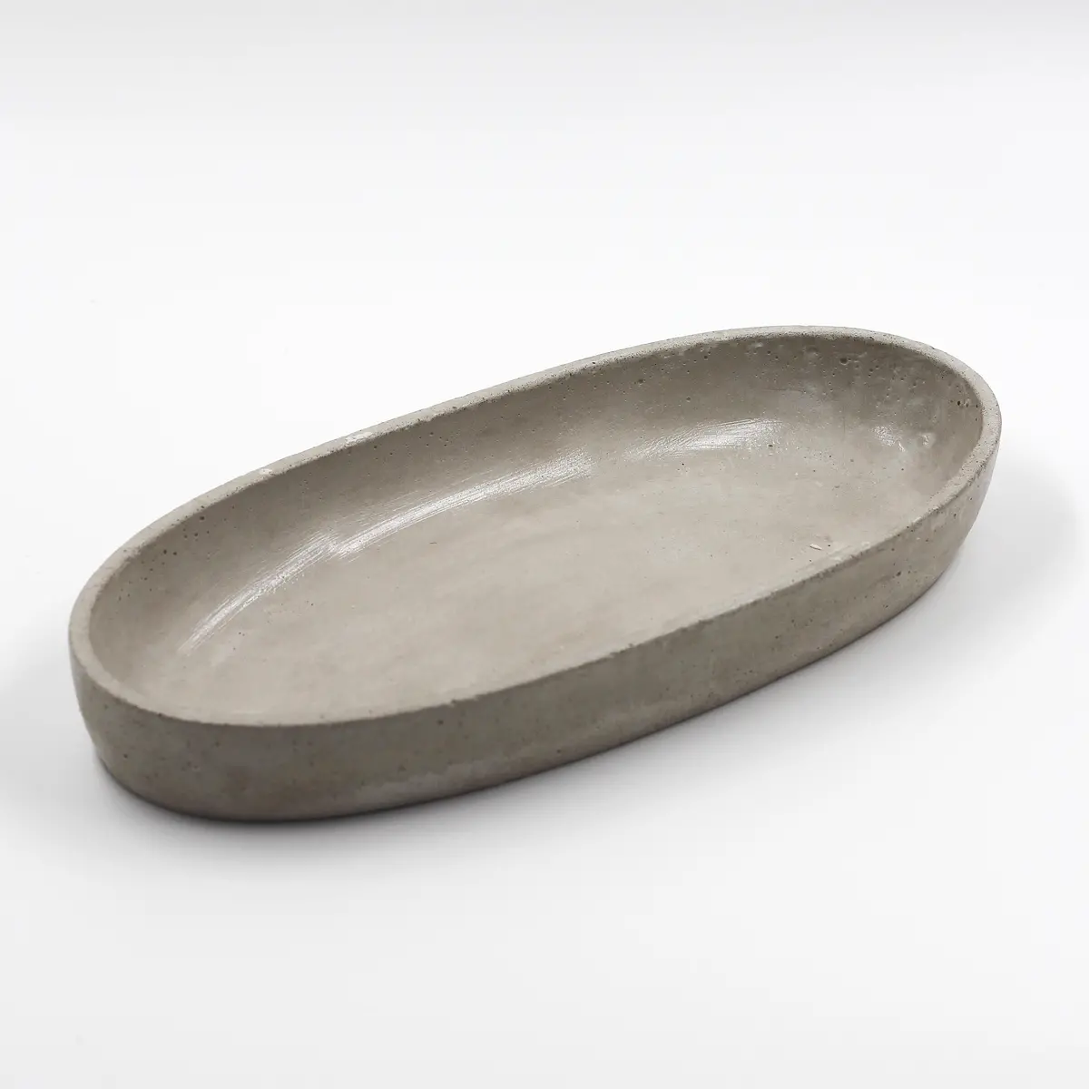 Beton Schale "Oval" 1