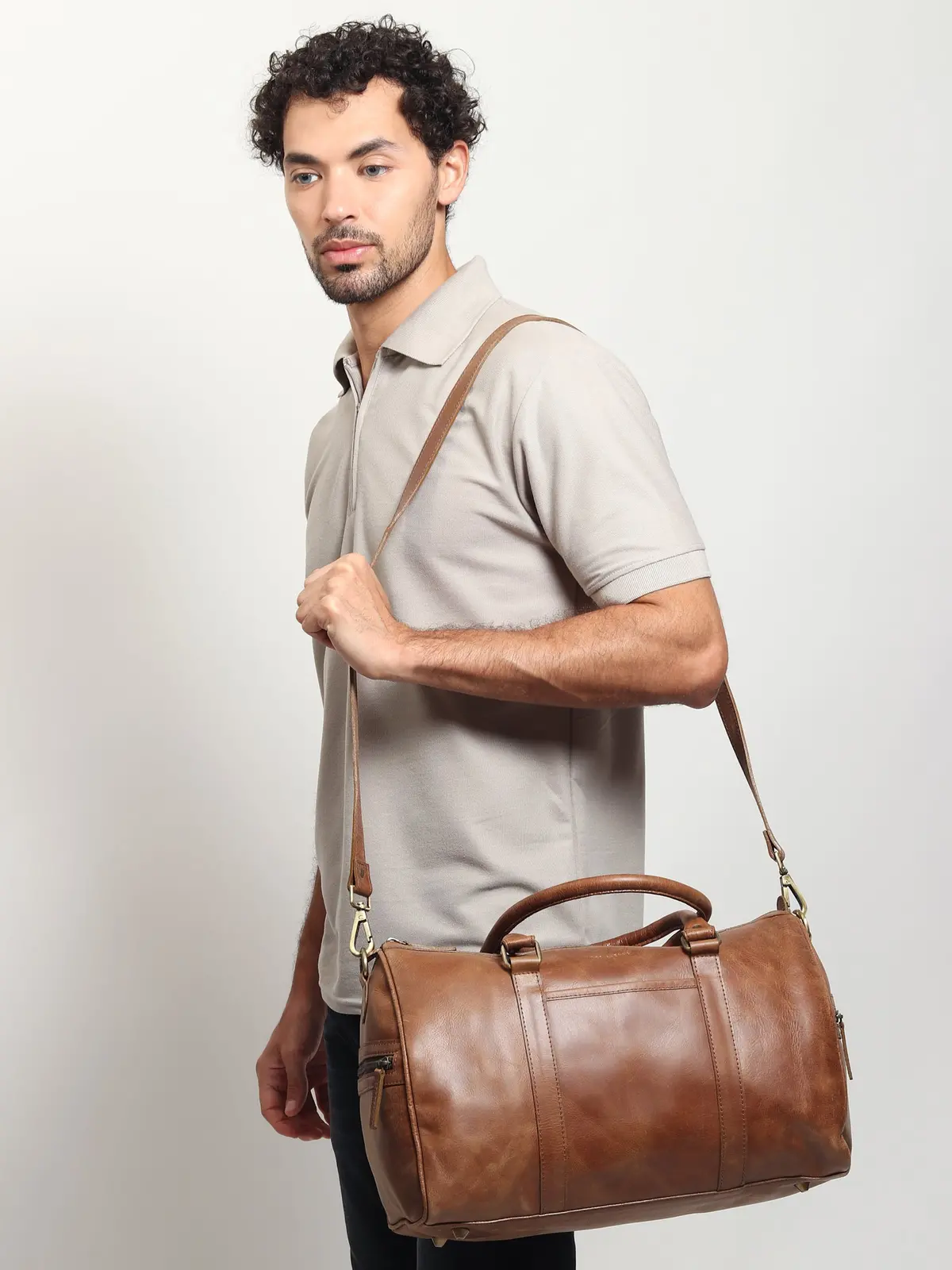 Aviator  - Leather  Duffle Bag 1