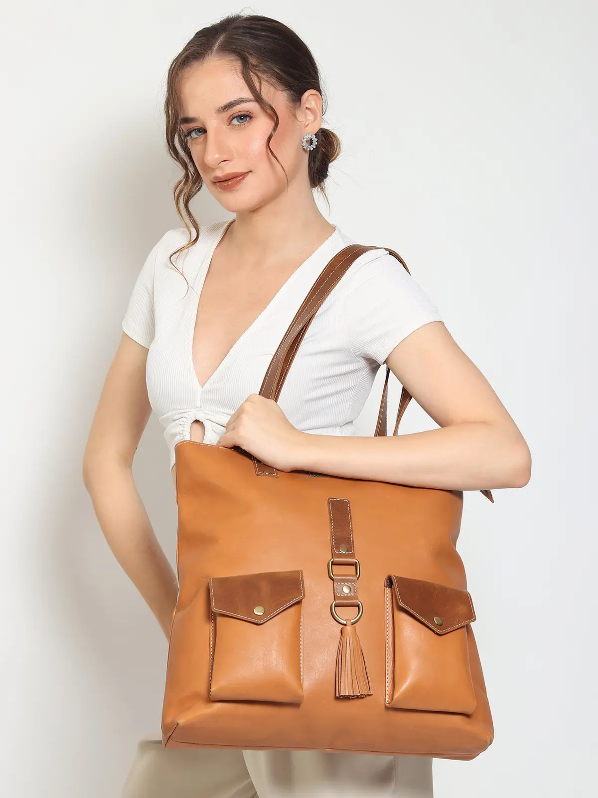 Brawny - Leather Tote Bag 2