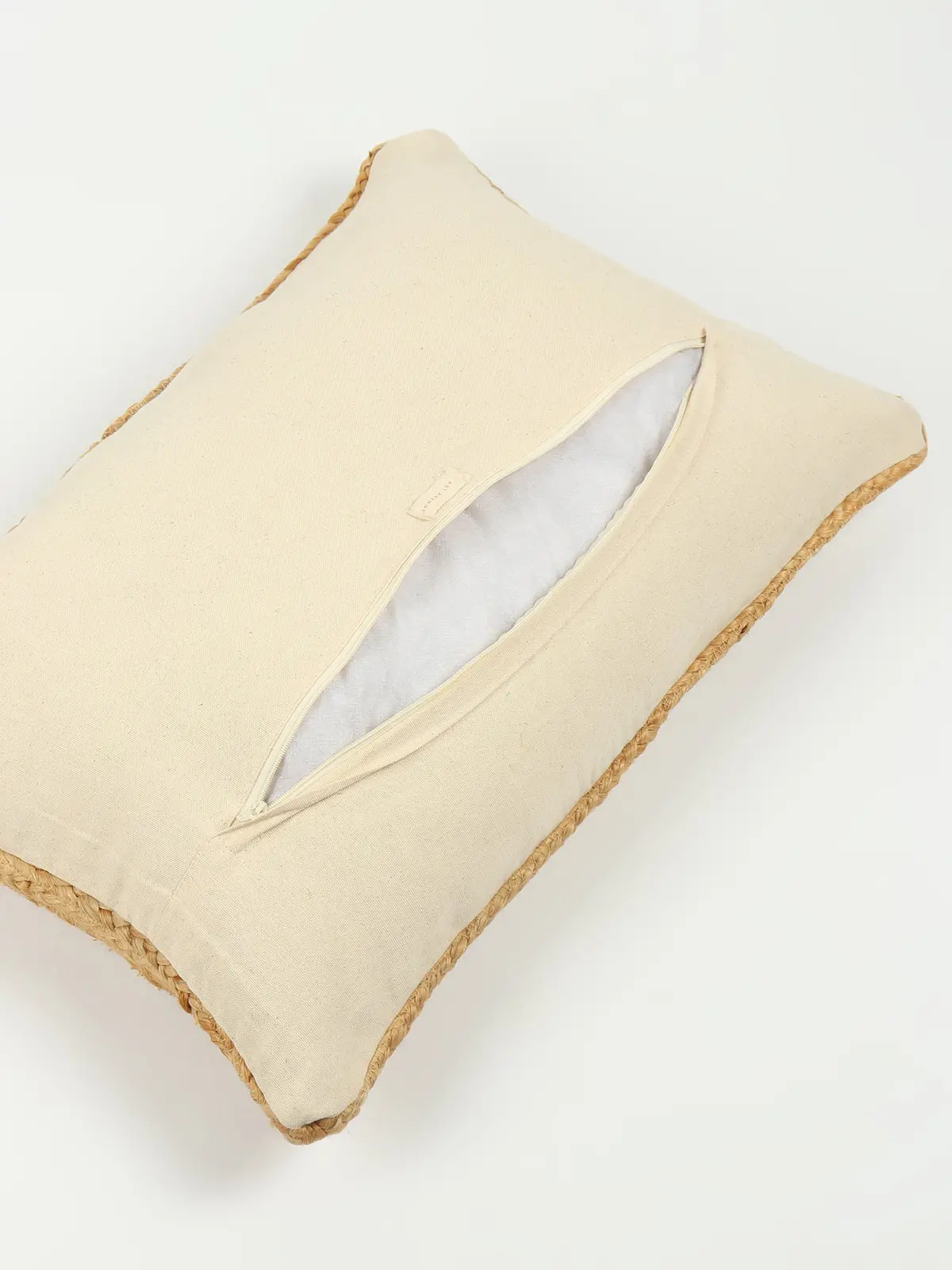 Althaia- Lumbar Cushion Cover - Jute Braided 6