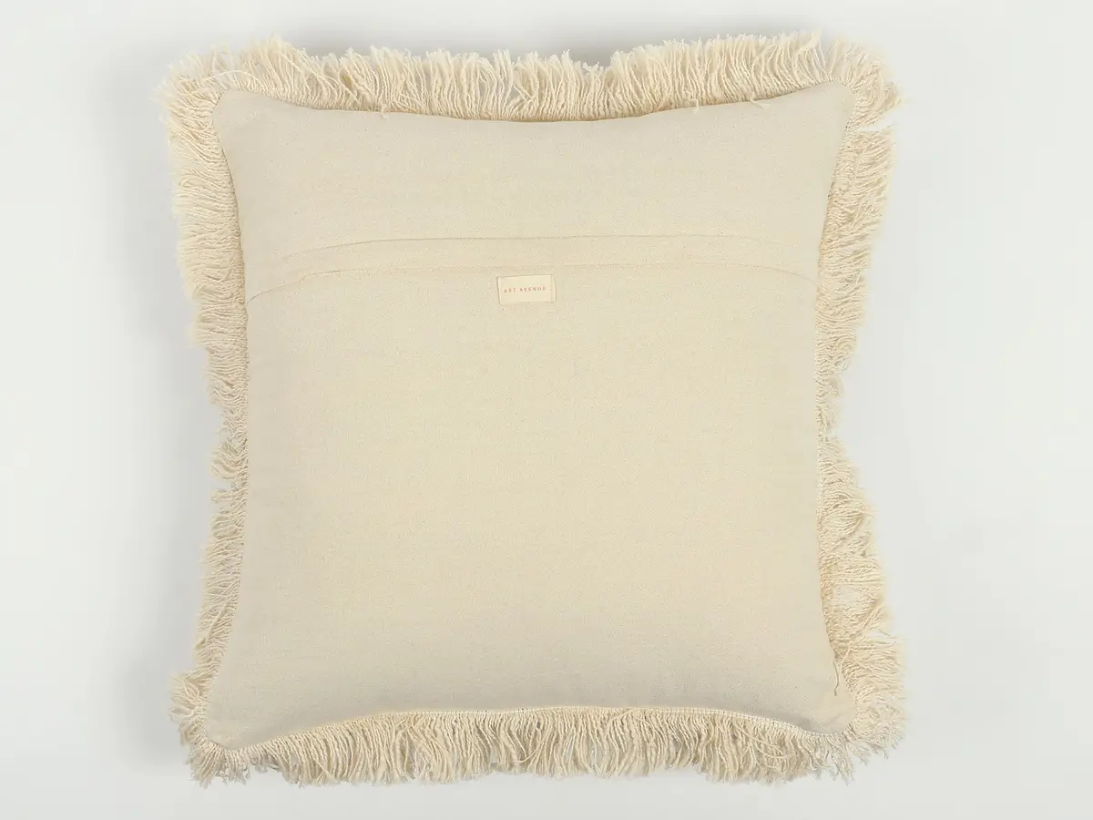 Zadkiel Solid Blue Square Cushion Cover 5