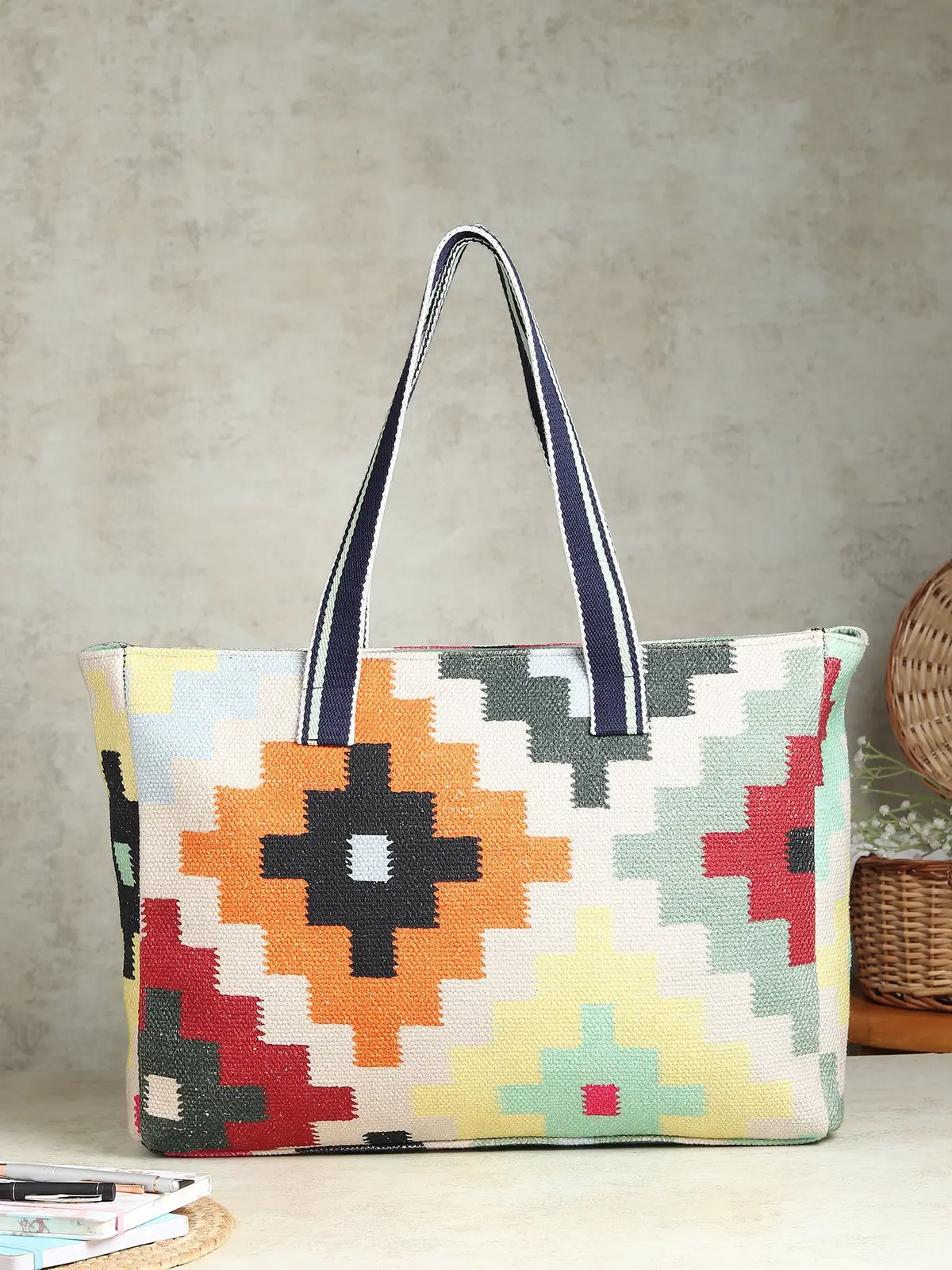 Velisse - Digital Printed Cotton Tote Bag 1