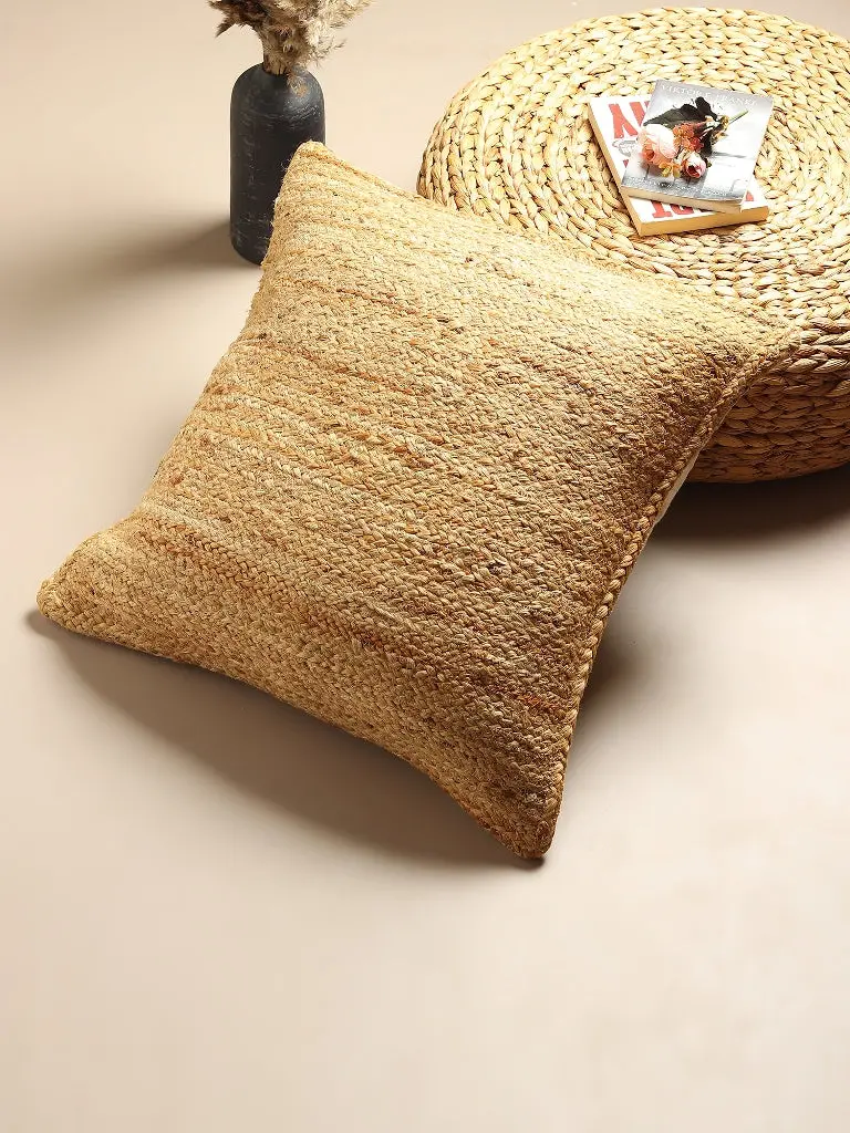 Xquic Jute Braided - Square Cushion Cover 1